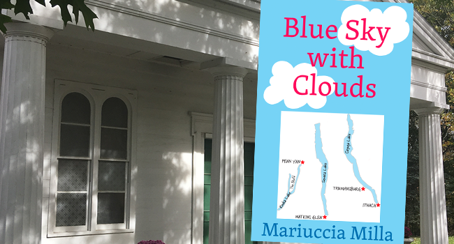 blue sky with clouds